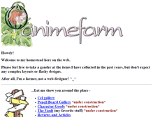 Tablet Screenshot of animefarm.net
